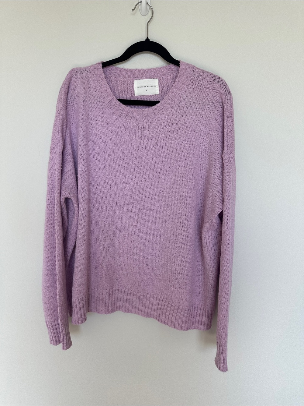 Panache Lilac Crewneck Sweater - Women's Knit Pullover